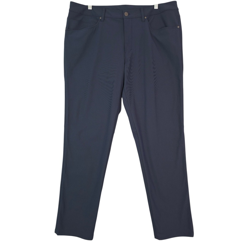 Lululemon ABC Classic-Fit 5-Pocket Men 36x32 True Navy Stretch Warpstreme